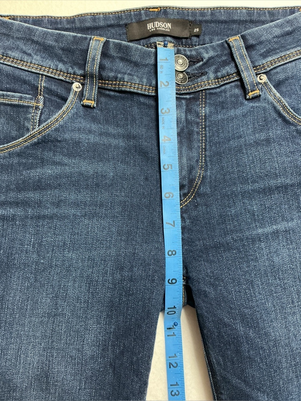 Hudson Hudson Los Angeles Skinny Jeans - Dark Wash - Size 25 - Picture 4 of 10